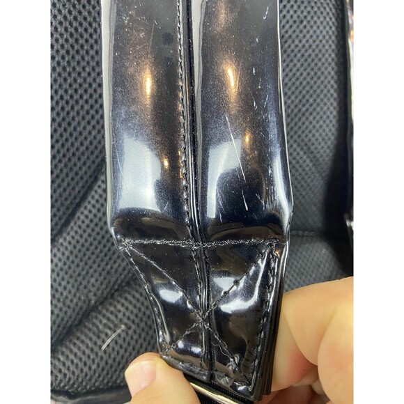 Vintage Hello Kitty Loungefly Embossed Black Faux Leather Backpack 2012 - Picture 11 of 16